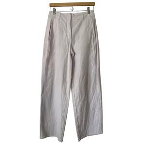 Aritzia Wilfred Free Light Pink Cotton Blend Wide Leg Pants • Size 6